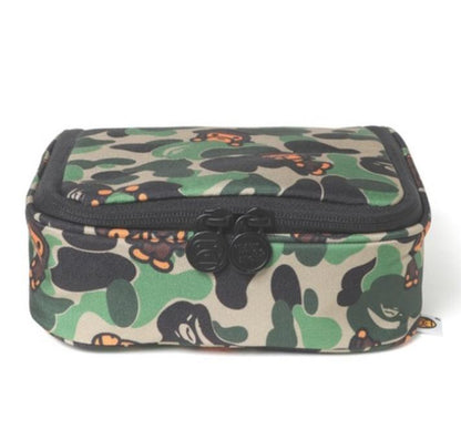 2021 BAPE Magazine Appendix Camouflage Portable Wall-mounted Travel Wash Storage Bag