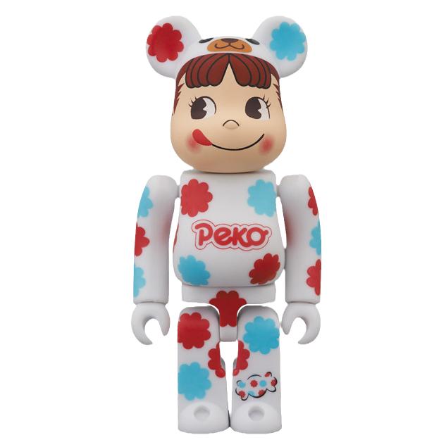 28cm BEARBRICK 400% Fujiya Plating Lucky Milk Girl Vinyl Action Figure Boxed