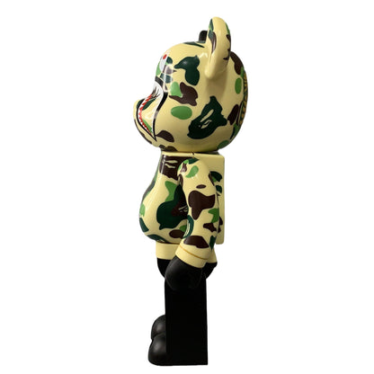 28cm BEARBRICK 400% BAPE Camouflage Shark First Generation ABS Action Figure Boxed