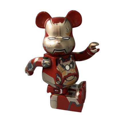 28cm BEARBRICK 400% Iron Man Vinyl Action Figure Boxed