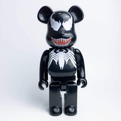 28cm BEARBRICK 400% Venome Vinyl Action Figure Boxed