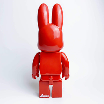 28cm BEARBRICK 400% SUPRE Red Bunny Vinyl Action Figure Boxed