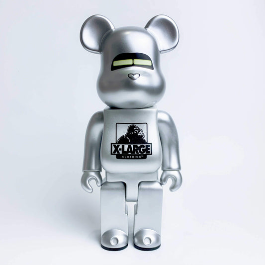 Hobby - 28cm BE@RBRICK 400% Sorayama Silver Action Figure Boxed