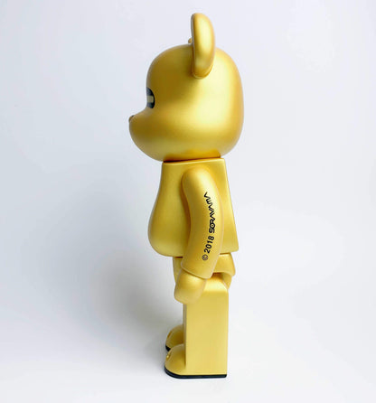 28cm BEARBRICK 400% Sorayama Golden Vinyl Action Figure Boxed