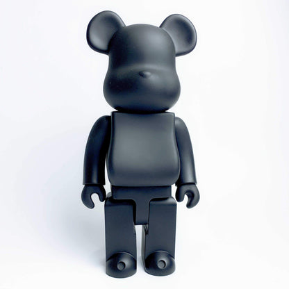 28cm BEARBRICK 400% Pure Black DIY Vinyl Action Figure Boxed