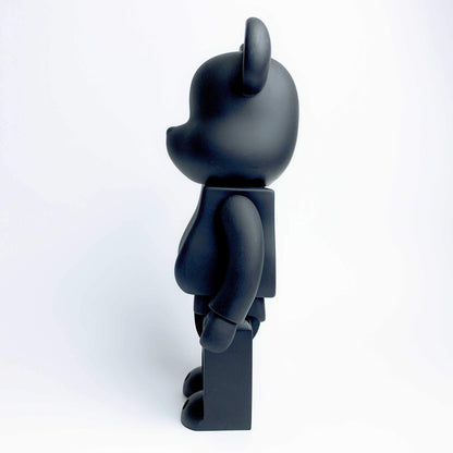 28cm BEARBRICK 400% Pure Black DIY Vinyl Action Figure Boxed
