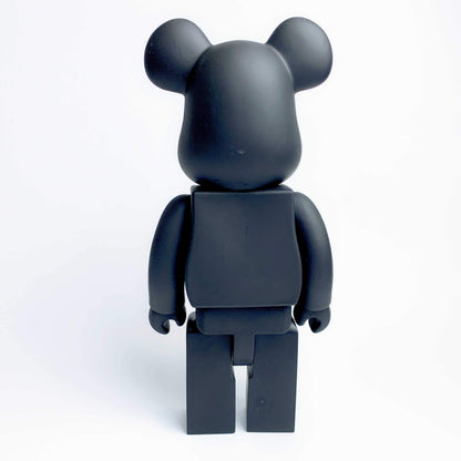 28cm BEARBRICK 400% Pure Black DIY Vinyl Action Figure Boxed
