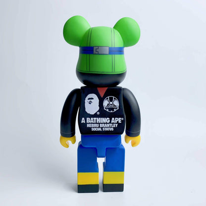 28cm BEARBRICK 400% BAPE Shark Vinyl Action Figure Boxed