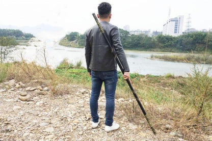 Black Myth Monkey King Staff Kungfu Sticks Monkey Cudgels Carving Dragon Wooden Cudgel Sun WuKong Weapon Practice Long Stick