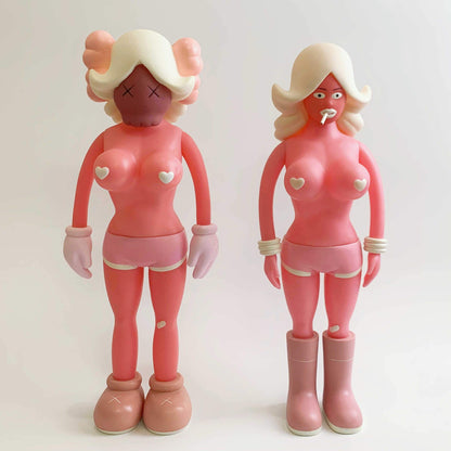 40CM KAW BFF Twins Sisters Pink Action Figure Collectible Boxed