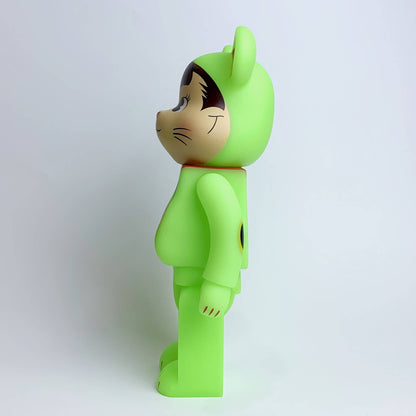 28cm BEARBRICK 400% Fujiya Milk Girl Luminous Vinyl Action Figure Boxed