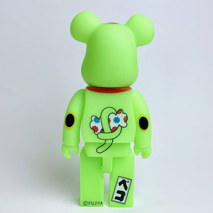 28cm BEARBRICK 400% Fujiya Milk Girl Luminous Vinyl Action Figure Boxed