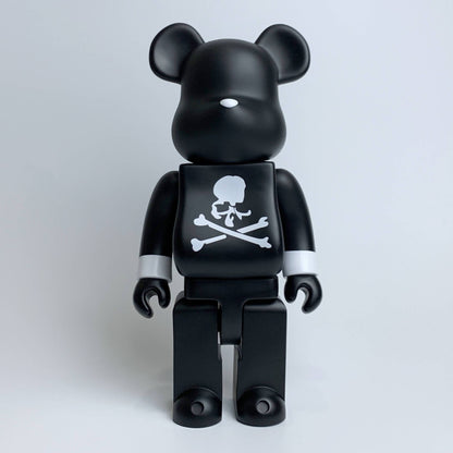 28cm BEARBRICK 400% MJ Skull Black Vinyl Action Figure Boxed