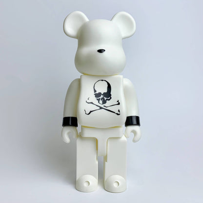 28cm BEARBRICK 400% MJ Skull White Vinyl Action Figure Boxed