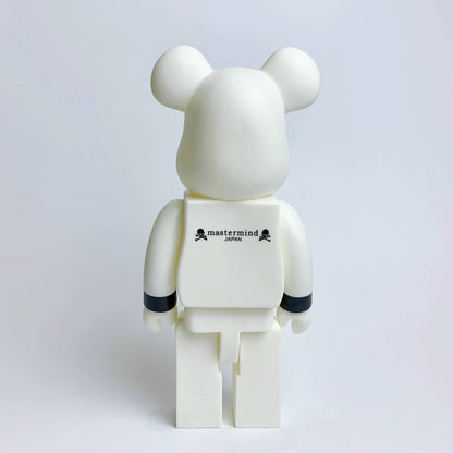28cm BEARBRICK 400% MJ Skull White Vinyl Action Figure Boxed