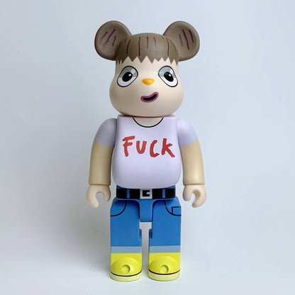 28cm BEARBRICK 400% Green Eyed Boy Vinyl Action Figure Boxed