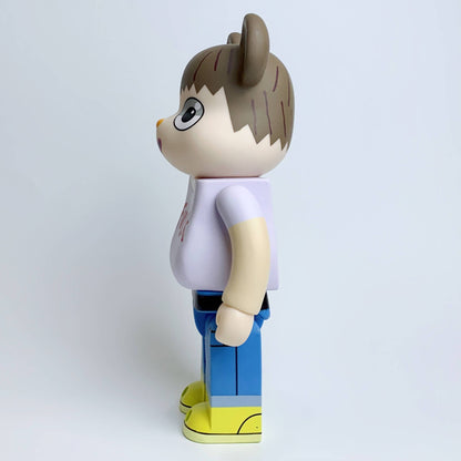 28cm BEARBRICK 400% Green Eyed Boy Vinyl Action Figure Boxed