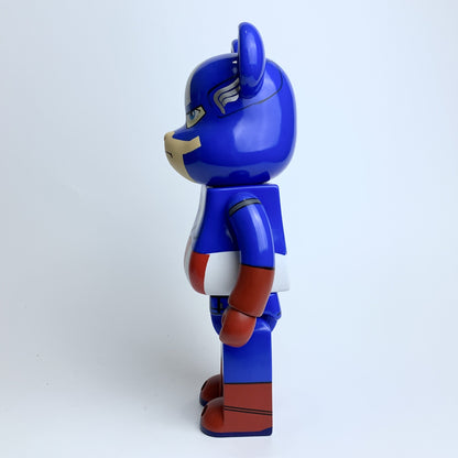 28cm BEARBRICK 400% Team Leader Vinyl Action Figure Boxed