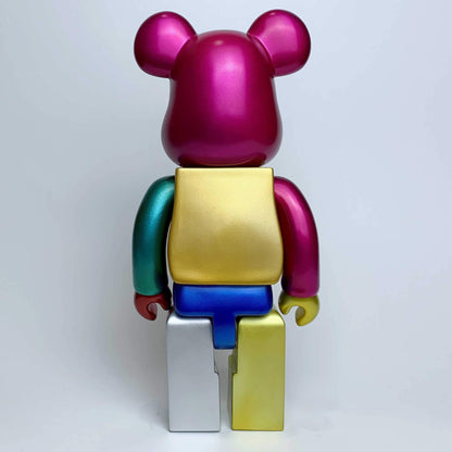 28cm BEARBRICK 400% BAPE Color Plating Vinyl Action Figure Boxed