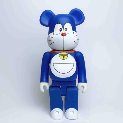28cm BEARBRICK 400% Doraemon Happy Vinyl Action Figure Boxed