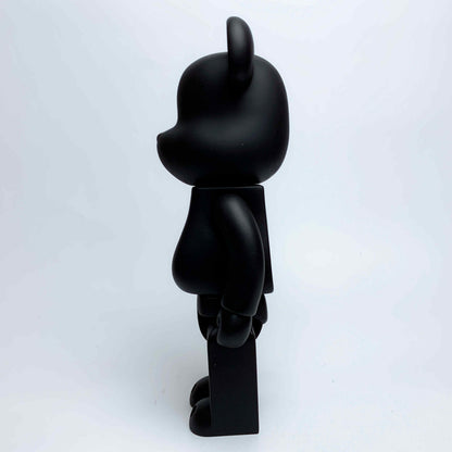 28cm BEARBRICK 400% Hiroshi Fujiwara Black Vinyl Action Figure Boxed