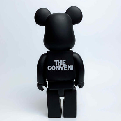 28cm BEARBRICK 400% Hiroshi Fujiwara Black Vinyl Action Figure Boxed