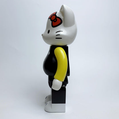 28cm BEARBRICK 400% Hello Cat Black Vinyl Action Figure Boxed