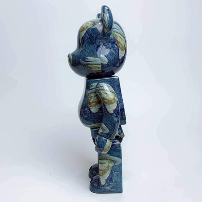 28cm BEARBRICK 400% Van Gogh Self-Portrait ABS Action Figure Boxed