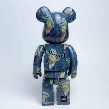 28cm BEARBRICK 400% Van Gogh Self-Portrait ABS Action Figure Boxed