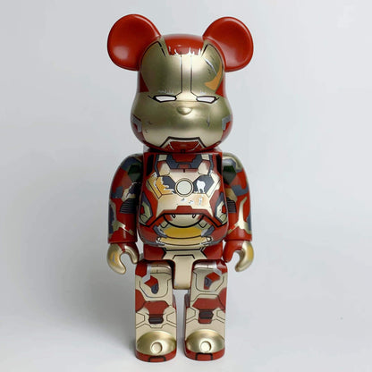 28cm BEARBRICK 400% Iron Man Vinyl Action Figure Boxed