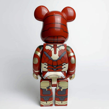 28cm BEARBRICK 400% Iron Man Vinyl Action Figure Boxed