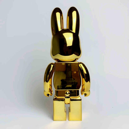 28cm BEARBRICK 400% SUP Dharma Golden ABS Action Figure Boxed