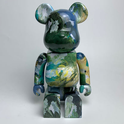 28cm BEARBRICK 400% Earth ABS Action Figure Boxed