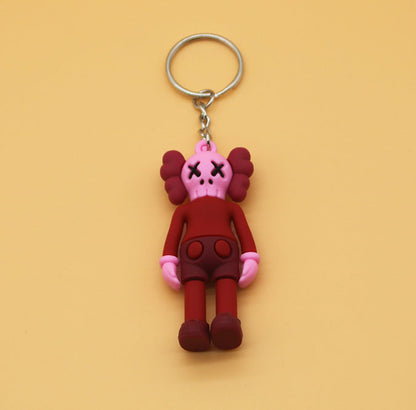 3 Color Cute KAW Doll Car Pendant Key Chain Key Ring Schoolbag Bag Decorate