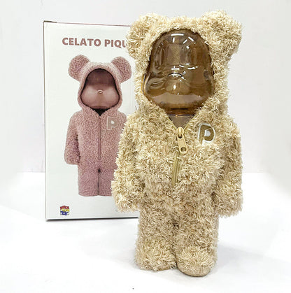 28cm BEARBRICK 400% Celato Pique ABS Anime Action Figure Boxed