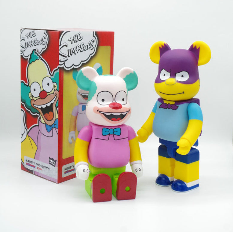 Hobby - 28cm BEARBRICK 400% Simpson Father Vinyl Action Figure Boxed