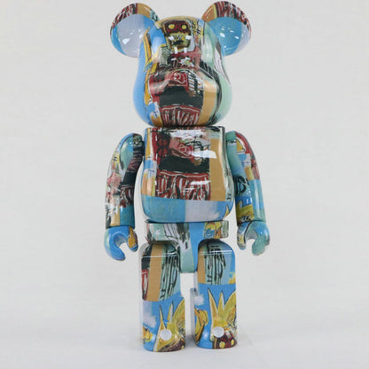 28cm BEARBRICK 400% BASQUIAT Robot ABS Action Figure Boxed