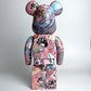 Hobby - 28cm BEARBRICK 400% Valentine's Day QQ ABS Action Figure Boxed