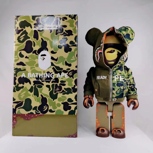 Hobby - 70cm BEARBRICK 1000% BAPE Bear King ABS Action Figure Boxed