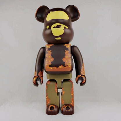 70cm BEARBRICK 1000% BAPE Bear King ABS Action Figure Boxed
