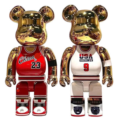 70cm BEARBRICK 1000% Jorda 23/9 ABS Action Figure Boxed