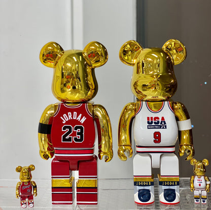 70cm BEARBRICK 1000% Jorda 23/9 ABS Action Figure Boxed