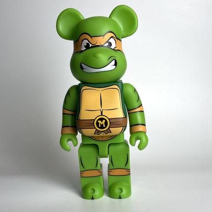 28cm BEARBRICK 400% Teenage Mutant Ninja Turtles Vinyl Action Figure Boxed