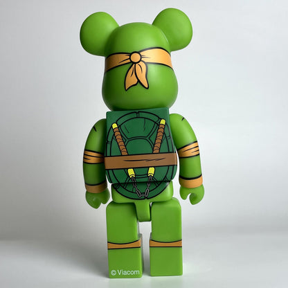 28cm BEARBRICK 400% Teenage Mutant Ninja Turtles Vinyl Action Figure Boxed