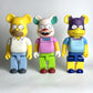 Hobby - 28cm BEARBRICK 400% Simpson Father Vinyl Action Figure Boxed