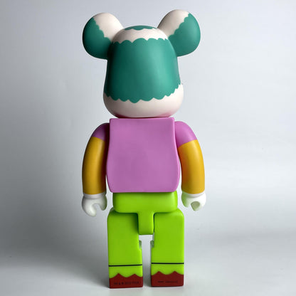 28cm BEARBRICK 400% Simpson Father Vinyl Action Figure Boxed