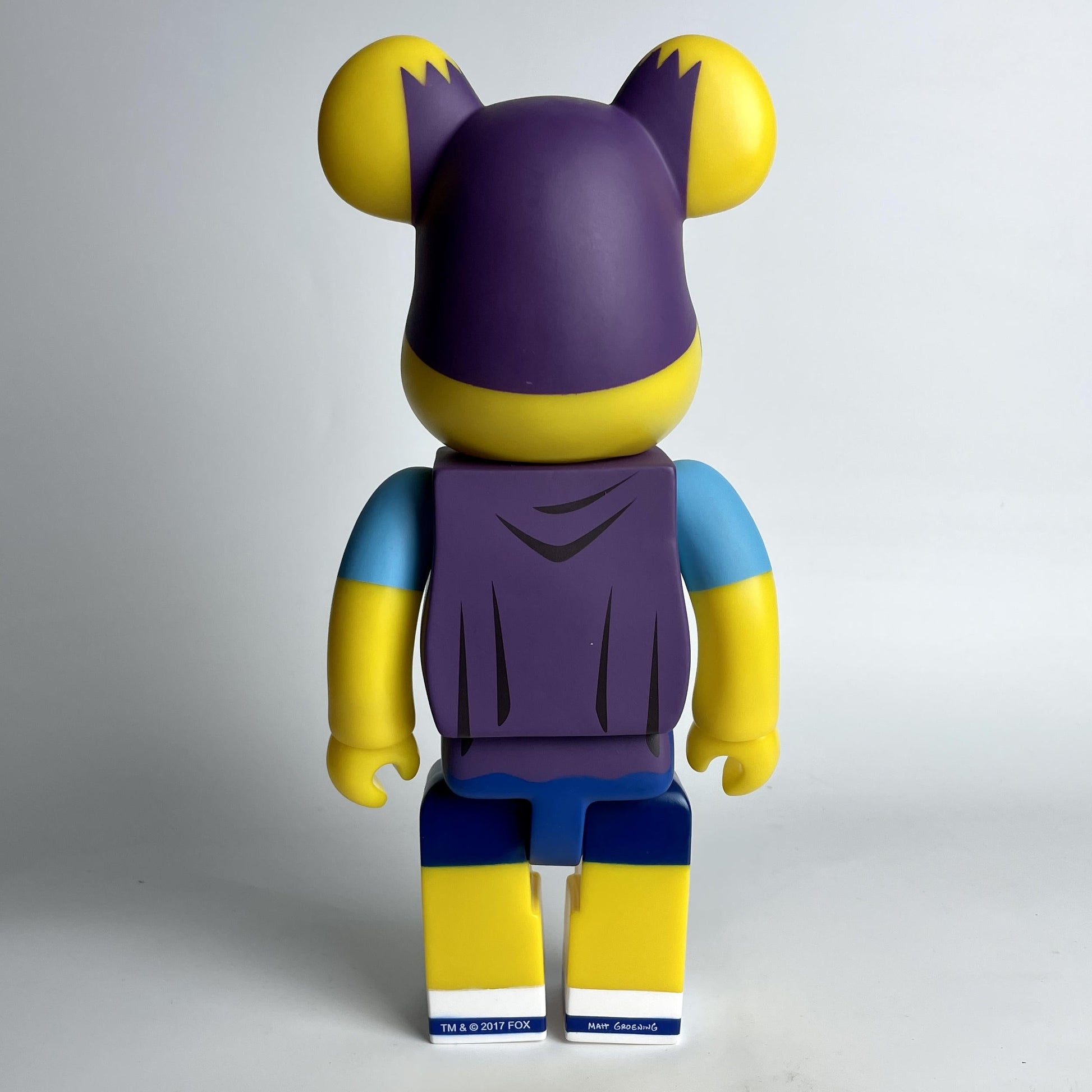 Hobby - 28cm BEARBRICK 400% Simpson Father Vinyl Action Figure Boxed