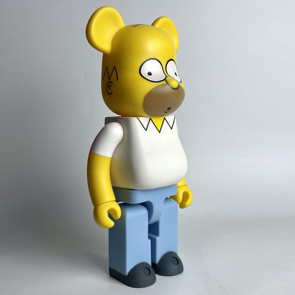 28cm BEARBRICK 400% Simpson Father Vinyl Action Figure Boxed