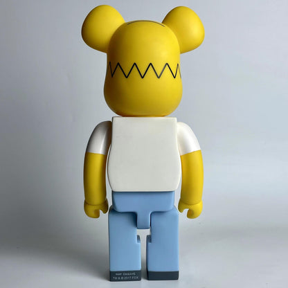 28cm BEARBRICK 400% Simpson Father Vinyl Action Figure Boxed