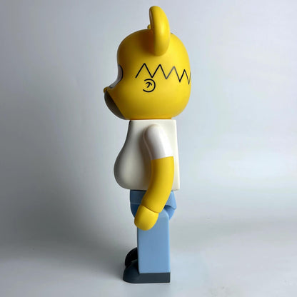 28cm BEARBRICK 400% Simpson Father Vinyl Action Figure Boxed
